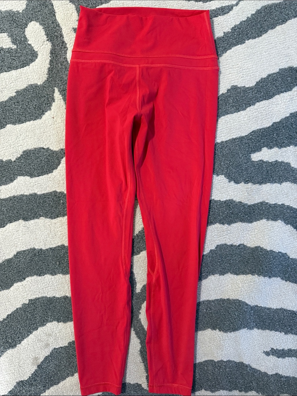 CRZ YOGA High-Waist Red Leggings